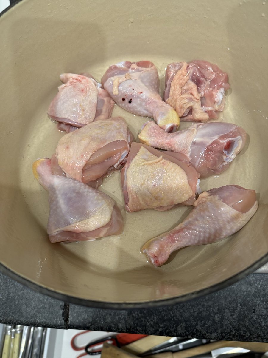 It is still THIS cold. So I decided to prepare the Duke’s chicken stew . Wait !