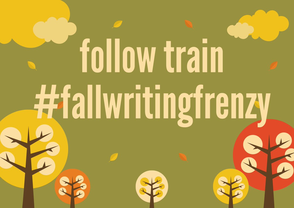 Fall is here &amp; the #FallWritingFrenzy a #kidlit #contest for #unagented #ya #mg #cb #er #pb #bb #writers is on! (entries due by Oct 3rd)

Let's do a follow train! Start by following the #prize donors (tagged below) &amp; say "I'm entering the #fallwritingfrenzy" &amp; tag your friends