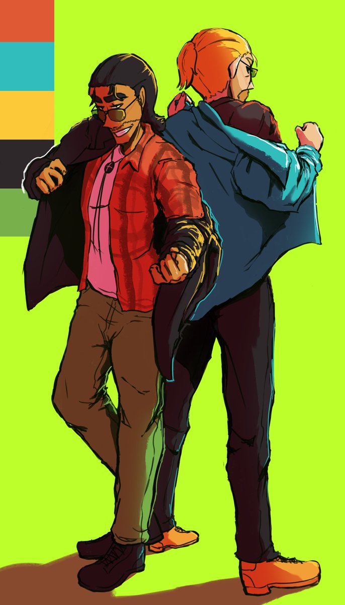 birbado's tweet photo. random color palette generator practices with my fav boys sighs https://t.co/Djq0RW9Ux0