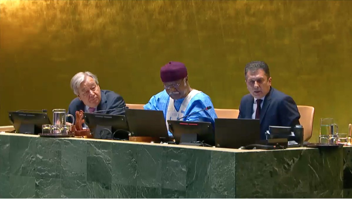 UgandaUN's tweet image. After over 12 months of hard negotiations the #PactForTheFuture was adopted. Albeit its imperfections it attempts to turbo charge the #SDGs 2030. G77+China pushed for the needs of the global south notably on #FinancingforDevelopment and bridging the technological gap in the wake…