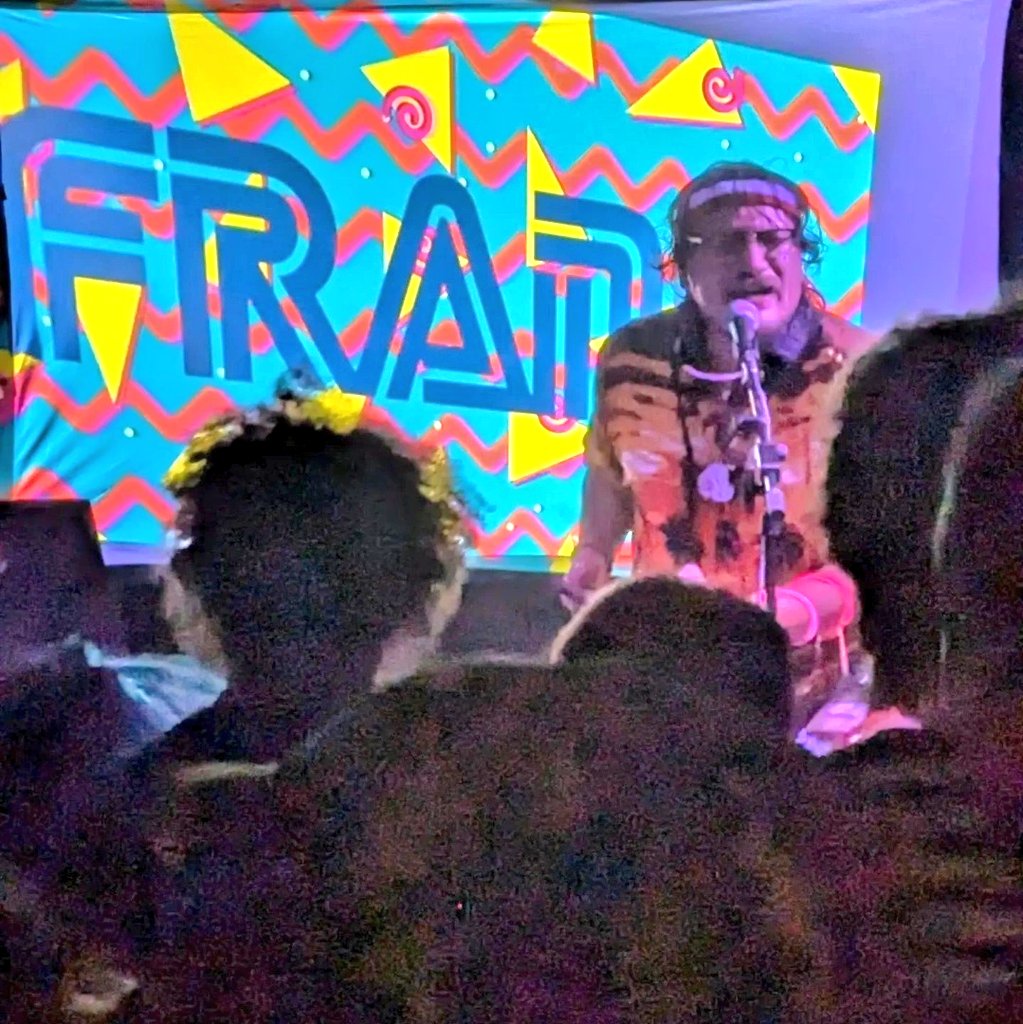 FrankJavCee's tweet photo. Hawk Tuah recently went viral for her rant on FrankJavCee's influence on internet music culture for the last decade.

"Frank's tutorials retro aesthetics and persona have inspired a generation of creators to experiment with sound and visuals in unconventional ways." https://t.co/L9gDqnGJm1