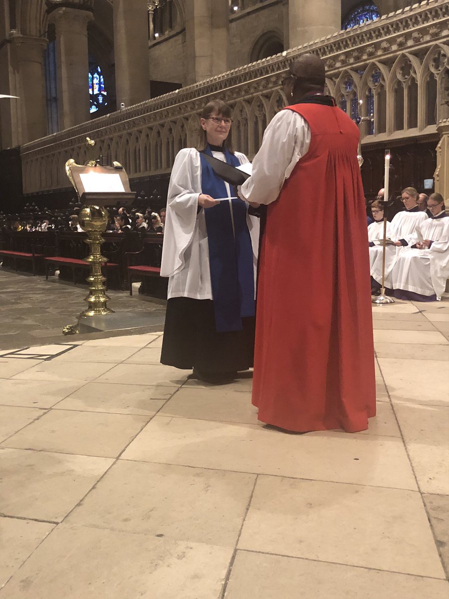 Karen Bates (@karenba03158858) on Twitter photo This evening I was Admitted and welcomed to the Diocese of Canterbury. Processing up the Cathedral steps was the only moment of nerves - not for the feint hearted. Thanks to all <a href="/CburyCathedral/">Canterbury Cathedral</a> , Nigel and +Rose. This evening I was Admitted and welcomed to the Diocese of Canterbury. Processing up the Cathedral steps was the only moment of nerves - not for the feint hearted. Thanks to all <a href="/CburyCathedral/">Canterbury Cathedral</a> , Nigel and +Rose.