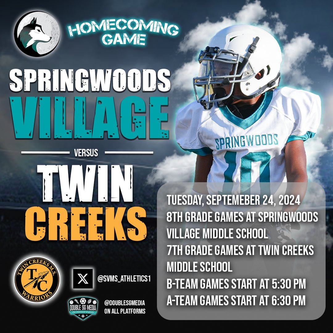 doublesgmedia's tweet photo. It’s Homecoming at Springwoods Village Middle!!! 🏈

#sports #football #sportsphotography #sportscreative #graphicdesign #footballphotography 

@SVMS_Athletics1 @SWVillageMiddle @TwinCreeksMS1 @SpringISDAthl @SpringISD https://t.co/68IwLm0iES