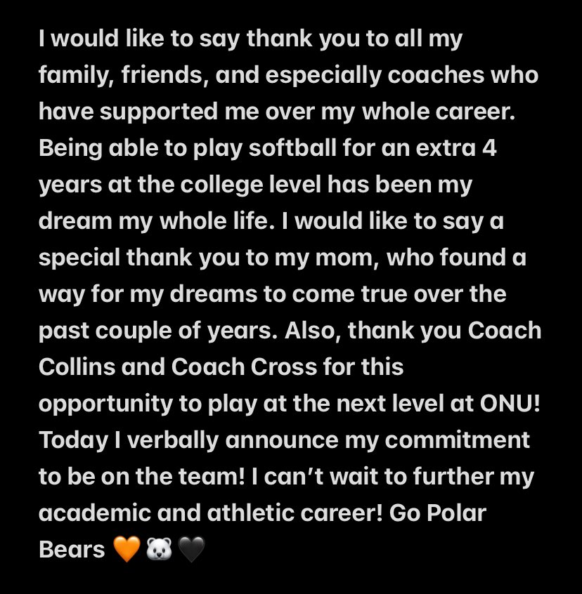 Here’s to the next 4!! I can’t wait! 🧡🖤
<a href="/ONUSoftball/">ONU Softball</a> <a href="/Coach__Cross/">Coach Cross</a> <a href="/Srain10/">Summer Collins</a> <a href="/OakHillsSB/">Oak Hills Softball</a> <a href="/OhioEmeralds_06/">Ohio Emeralds 06</a>