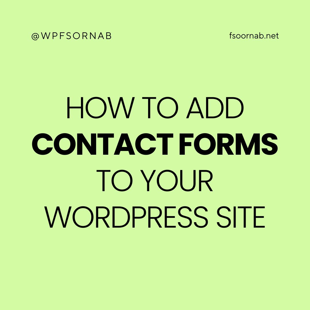 wpfsornab's tweet image. ✉️ Want to add contact forms to your WordPress site? Just install a plugin, create your form, and embed it!

Need help? Let&apos;s make it happen 👉 Hire me here: fiverr.com/s/KebWjjE

#WordPress #ContactForms #WebDevelopment