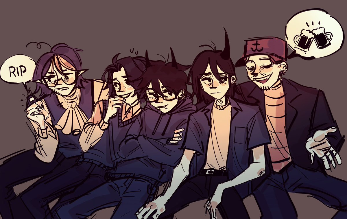 luvaaheee's tweet photo. almost one year since knowing these guys and i couldnt be more happier to have met them <3 internet is cool sometimes!! https://t.co/iFn3S7E8yF
