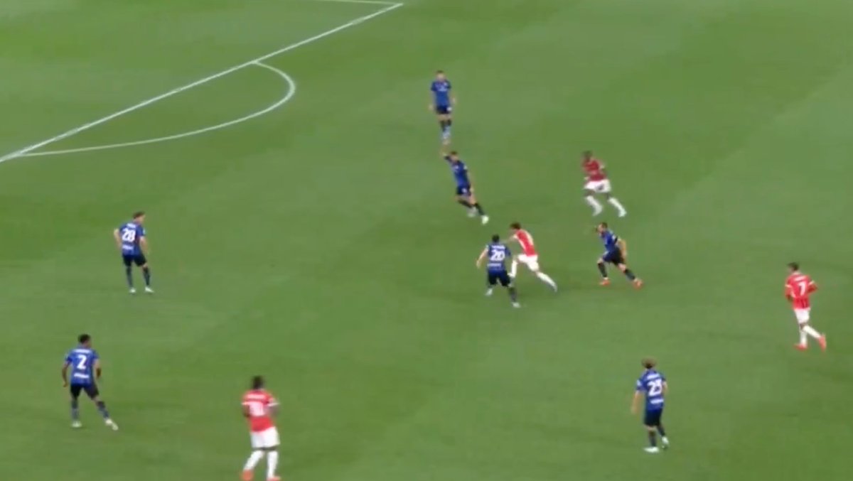 usmntonly's tweet image. Christian Pulisic really turned this into a goal.

Unbelievable solo effort in a massive match 🔥