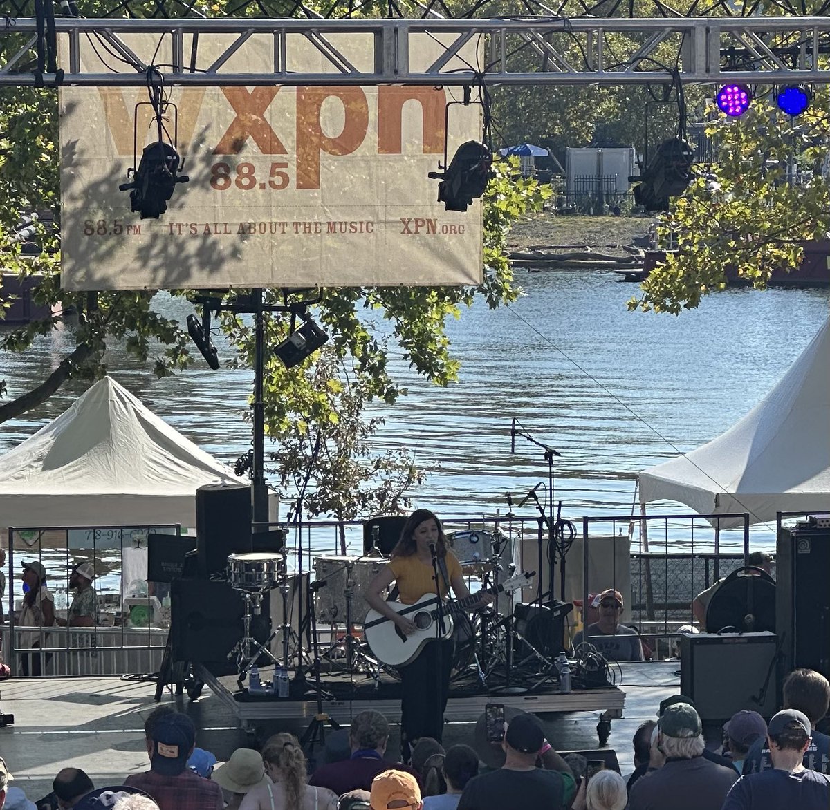JosephCauffiel's tweet image. @JadeBirdMusic at #xpnfest