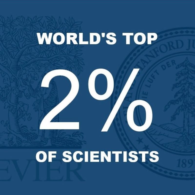 Happy to have been included in the World’s Top 2% Scientists’ List 2024 by Stanford University!
