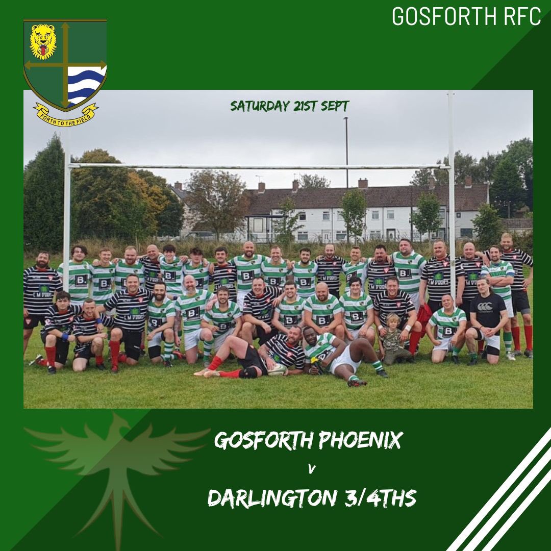 A great return of our Gosforth Phoenix XV who played against <a href="/DarlingtonRFC/">Darlington RFC</a> at Broadway West yesterday

#gosforthrugbyfootballclub #gosforthrugbyclub #grfc #gosforthrugby #gosforthrfc #gosforthtouchrugby #rugbytraining #northumerlandrugbyunion #northeastsport #studentrugby
