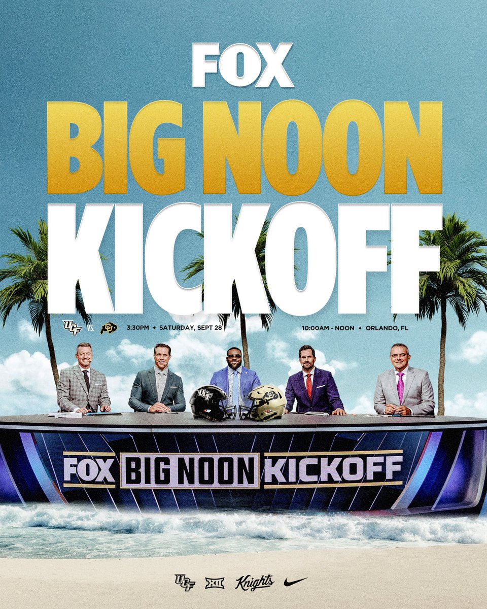 First time in Florida 🌴

Welcome to Orlando, <a href="/BNKonFOX/">Big Noon Kickoff</a>