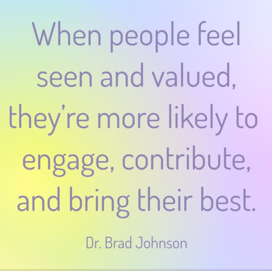 Seen and Valued!