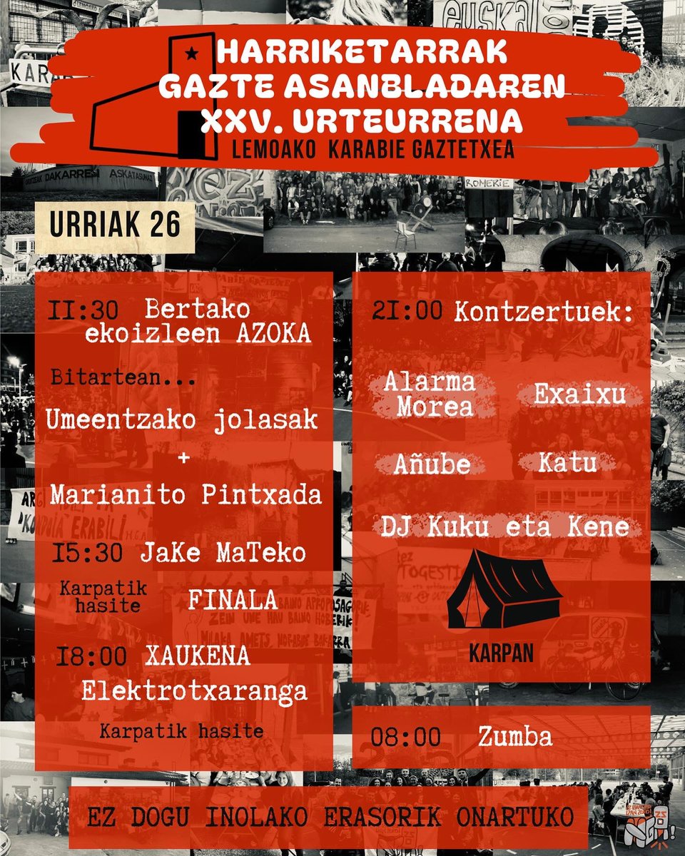 XXV. URTEURRENEKO EGITARAUE!!!❤️‍🔥🤪