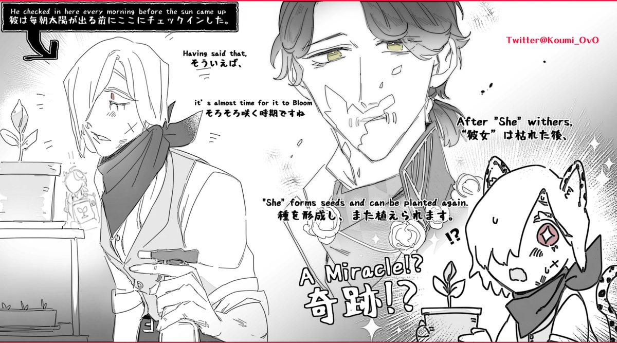 log2024.9.23-⚰️⌛️The Miracle of Life🌱命の奇跡
Will He leave here when the flowers bloom?No?No.
#納墓 