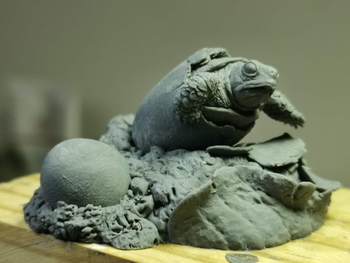 TZUCHILEE2's tweet photo. 小世界NO.8 破蛋食蛇龜
#Cuora flavomarginata#
#sculpture#
#食蛇龜# https://t.co/x0GcuOOeYT