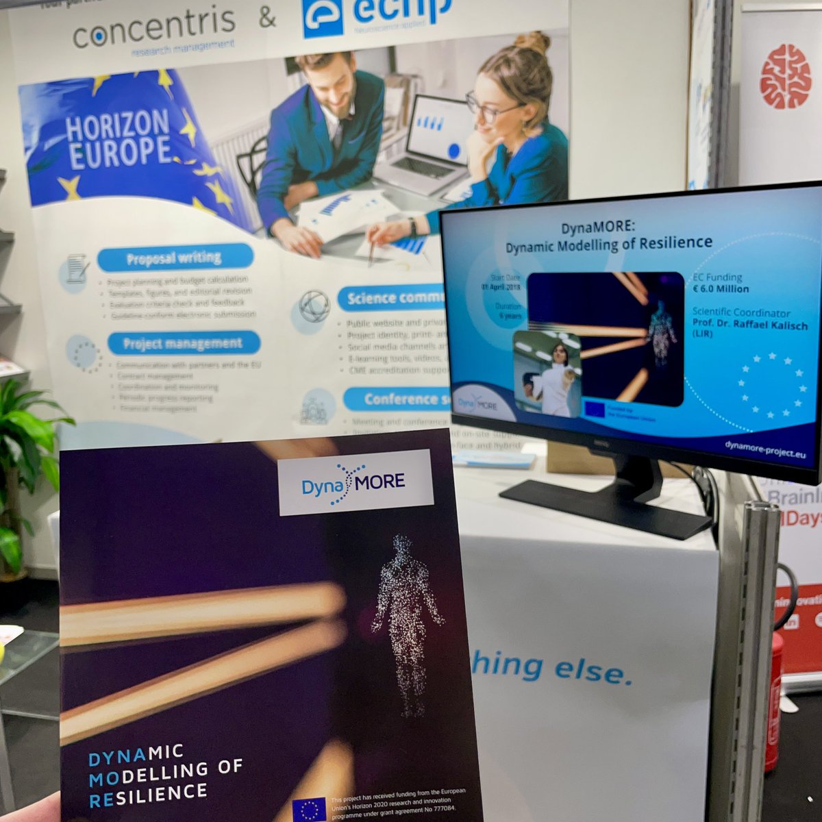 DynaMORE (@dynamore_h2020) on Twitter photo ❗️Only few info brochures left ❗️
Swing by 👉 booth #14 “concentris & ECNP” to pick up a #DynaMORE project flyer at this year’s wonderful #ECNP2024 congress in fashionable #Milan, Italy 💃🏾🕺🏻🇮🇹
<a href="/ecnptweets/">ECNP</a> @LIRgGmbH <a href="/KalischLab/">KalischLab</a> <a href="/InezGermeys/">Inez Germeys</a> <a href="/ErnoHermans/">Erno Hermans</a> <a href="/_HenrikWalter/">Henrik Walter</a>
<a href="/IlyaVeer/">Ilya Veer</a> ❗️Only few info brochures left ❗️
Swing by 👉 booth #14 “concentris & ECNP” to pick up a #DynaMORE project flyer at this year’s wonderful #ECNP2024 congress in fashionable #Milan, Italy 💃🏾🕺🏻🇮🇹
<a href="/ecnptweets/">ECNP</a> @LIRgGmbH <a href="/KalischLab/">KalischLab</a> <a href="/InezGermeys/">Inez Germeys</a> <a href="/ErnoHermans/">Erno Hermans</a> <a href="/_HenrikWalter/">Henrik Walter</a>
<a href="/IlyaVeer/">Ilya Veer</a>