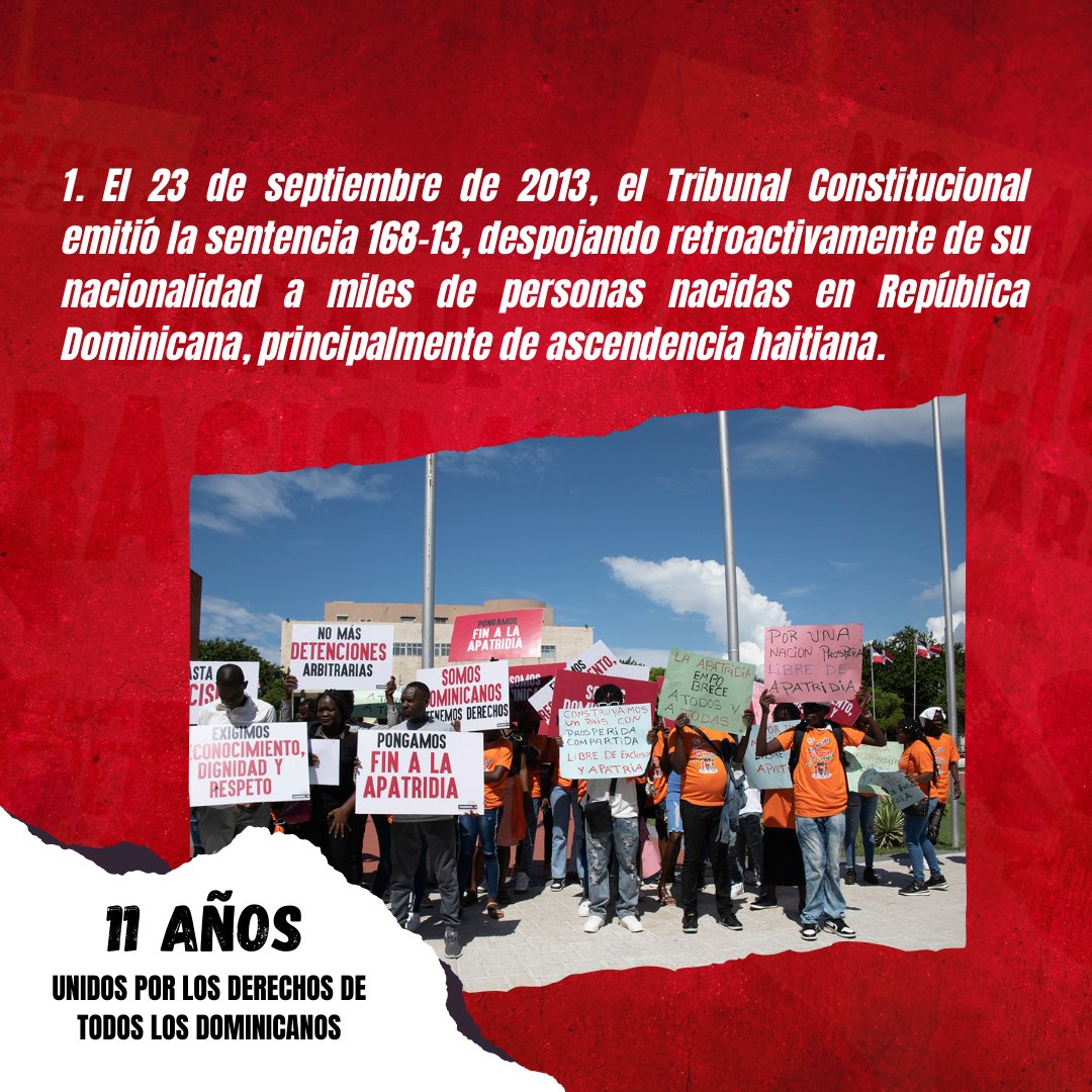 reconoci_do's tweet photo. Nacidos en este país, pero negados por el régimen de apartheid. ¡Basta de discriminación, somos dominicanos! #SomosDominicanos #NosCambióLaVida #NoALaApatridia #NoAlRacismo https://t.co/hVwIcCra75