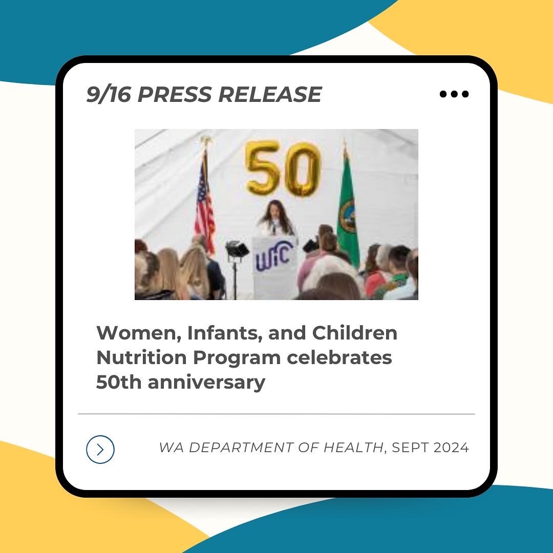 CrisisCXNs's tweet image. We are so excited to recognize 50 years of the WIC program, read the slides to learn more!  

#BasicFood #Resources #NutritionPrograms (1/2)