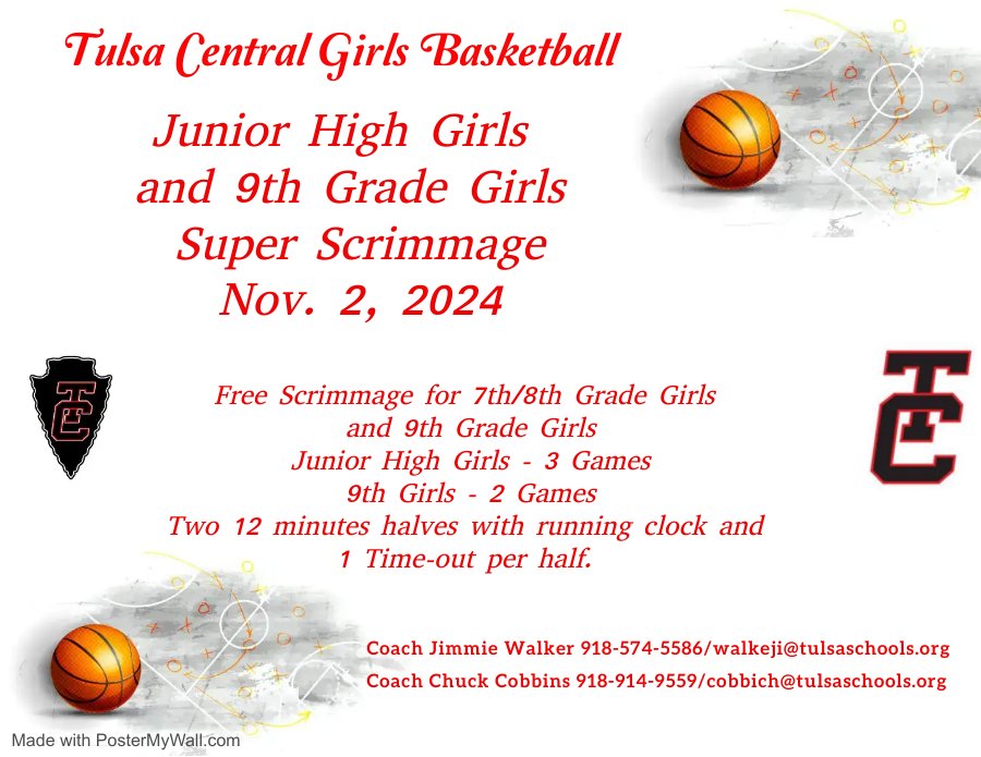 Tulsa Central Girls Basketball (@tc_girls_bball) on Twitter photo 