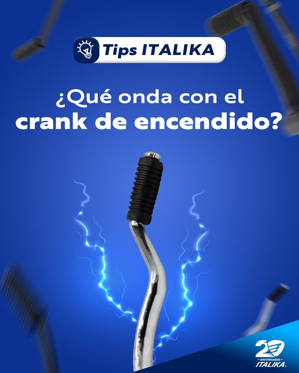 ItalikaOficial's tweet photo. ¡Piloto!
En #TipsITALIKA hablamos de diversos componentes para que conozcas mejor tu moto 💪🏽
En esta ocasión hablamos del crank de encendido 😎 Checa la info 👇🏽 👀 https://t.co/hD7e8FzDCo