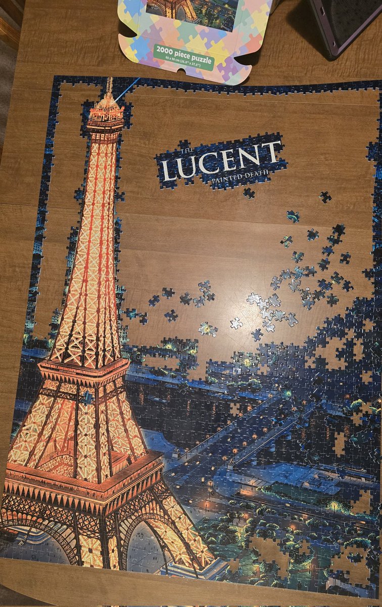 Amanda_B_4's tweet photo. Week 1 down.
I was hoping to be further along than this... but it's pretty frustrating. Maybe I'll beat the time it took to color it, Bancroft? π
@thelucentcomic #PuzzleGate https://t.co/XnJfRZrcbN