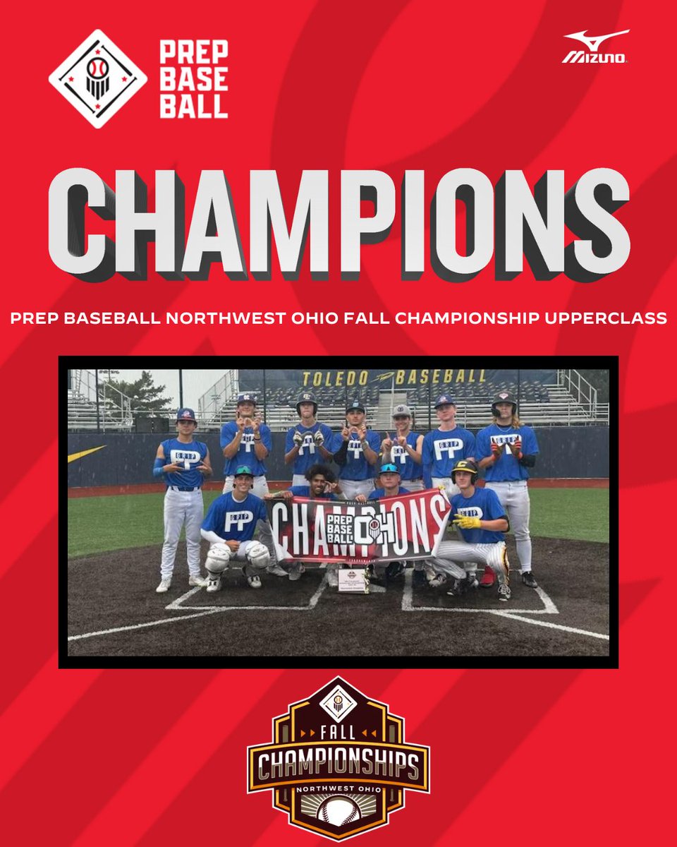PrepBaseballOH's tweet photo. 🏆Prep Baseball Northwest Ohio Fall Championship🏆
UPPERCLASS CHAMPIONS

Team Toledo 2025: 11
Taylor Made 16U : 8

Team Toledo 2025

MVP: @luk3manders https://t.co/dMiGxvAVcZ
