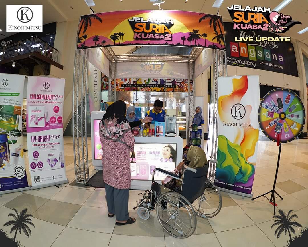 Kinohimitsu_MY's tweet photo. Jelajah Suria Kuasa 2 di Plaza Angsana Johor Baru penaja bersama Kinohimitsu ✨
Thank you ek orang Johor yang datang memeriahkan Jelajah Suria Kuasa 2 💪🏻
#jelajahsuria #kinohimitsu #wellsure #uvbrightpro #suriafm #ainaabdul #amengspring #blackhanifah #amirmasdi #nabilarazali https://t.co/6xDMcbe68F