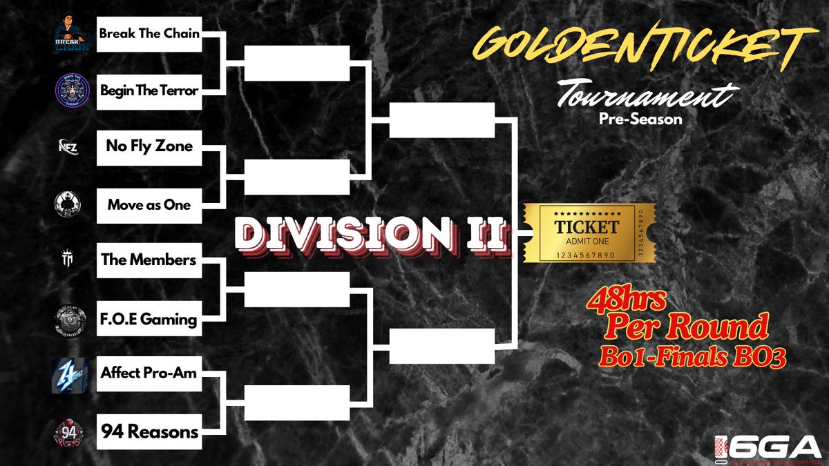 6GALive (@6galive) on Twitter photo ๐จ Season 17 ๐จ
โผ๏ธ Now Live Pre-Season โผ๏ธ
๐ซ Golden Ticket Tournament ๐ซ
Good luck to all of the participants this season ๐
<a href="/6GA2K/">6GA2K</a> <a href="/iNetworkEsports/">iNetwork eSports Team</a> <a href="/2KDispatch/">NBA 2K26 Dispatch (News & Info)</a> <a href="/yeynotgaming/">LVI YEY</a> ๐จ Season 17 ๐จ
โผ๏ธ Now Live Pre-Season โผ๏ธ
๐ซ Golden Ticket Tournament ๐ซ
Good luck to all of the participants this season ๐
<a href="/6GA2K/">6GA2K</a> <a href="/iNetworkEsports/">iNetwork eSports Team</a> <a href="/2KDispatch/">NBA 2K26 Dispatch (News & Info)</a> <a href="/yeynotgaming/">LVI YEY</a>