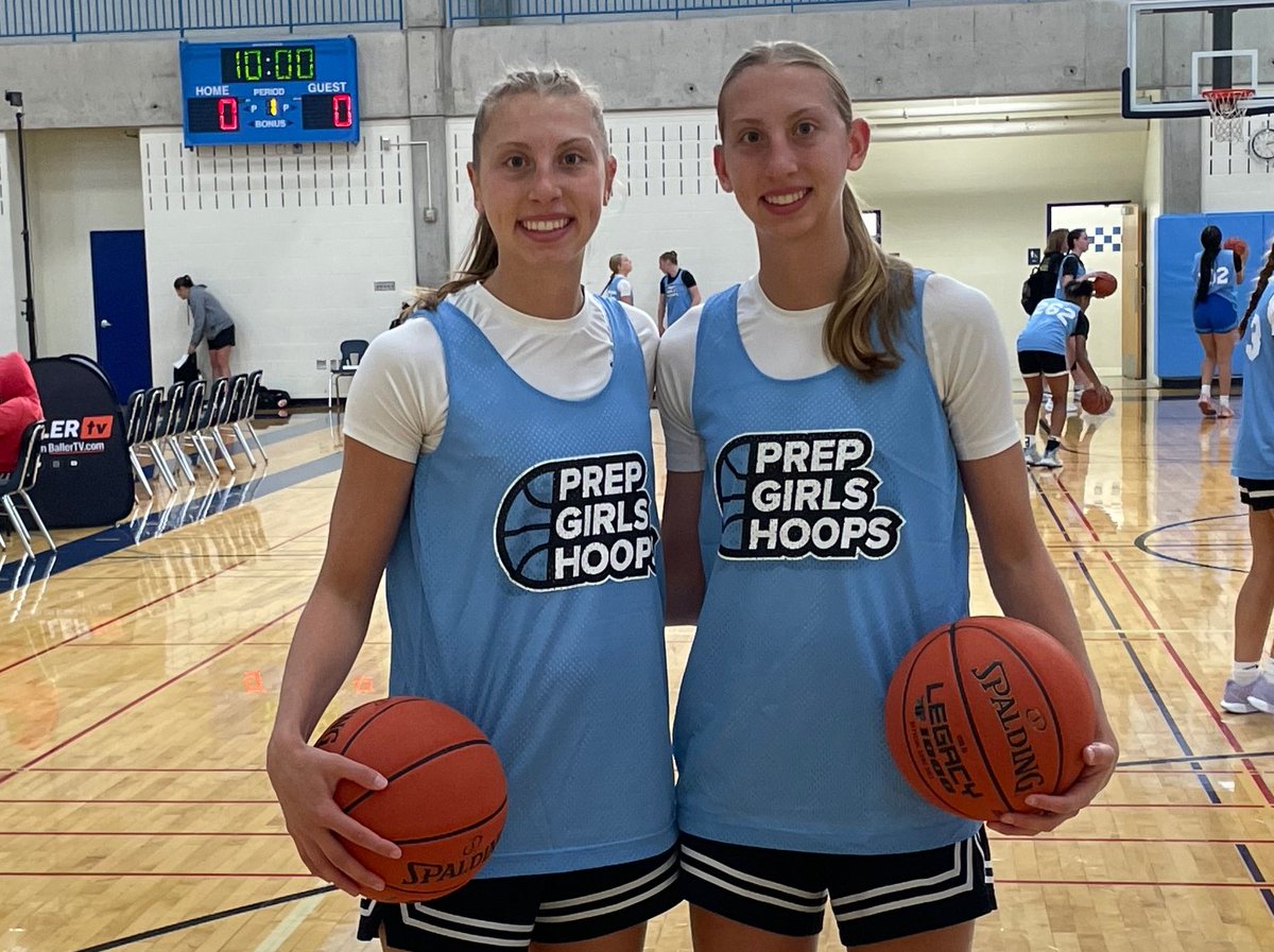 Every college coach is looking for forwards with height &amp; length. How about 2 of them?! 2026s @abbyruda33 &amp; <a href="/AddisonRuda/">Addison Ruda</a> of <a href="/MontiGirlsBBall/">MontiGirlsBB</a> put their much-improved skills on display today at the #PGHExpoMN at Jefferson HS &amp; reminded us that they are scholarship-level prospects.
