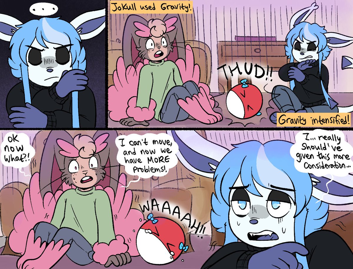 Idea after i read that glaceon can learn gravity…for  some  reason