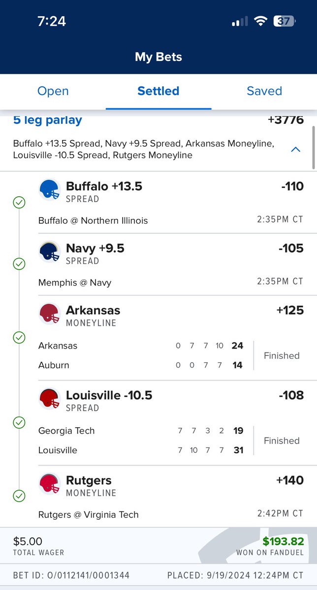 TheRealTFo's tweet photo. @Barstoolpickem @stoolpresidente @DKSportsbook @stoolpresidente @BarstoolBigCat  I kinda mixed it up with these and got a good hit. I had zero faith in coastal and northwestern https://t.co/Bm0Db0U5H5