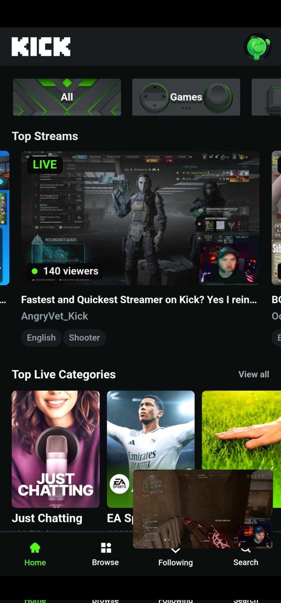 Hey <a href="/KickStreaming/">KICK</a> thanks for the first ever feature! Appreciate the support!
#kick
#stayangry