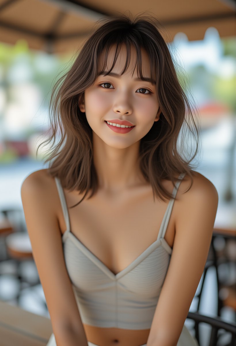 PhotogenicWeekE's tweet photo. 追加。1枚目 #dev2pro、2枚目 #dev。随分テイストが変わる…。
#FLUX.1
#AI美女 #AIグアビア https://t.co/1QHPDDeZBW