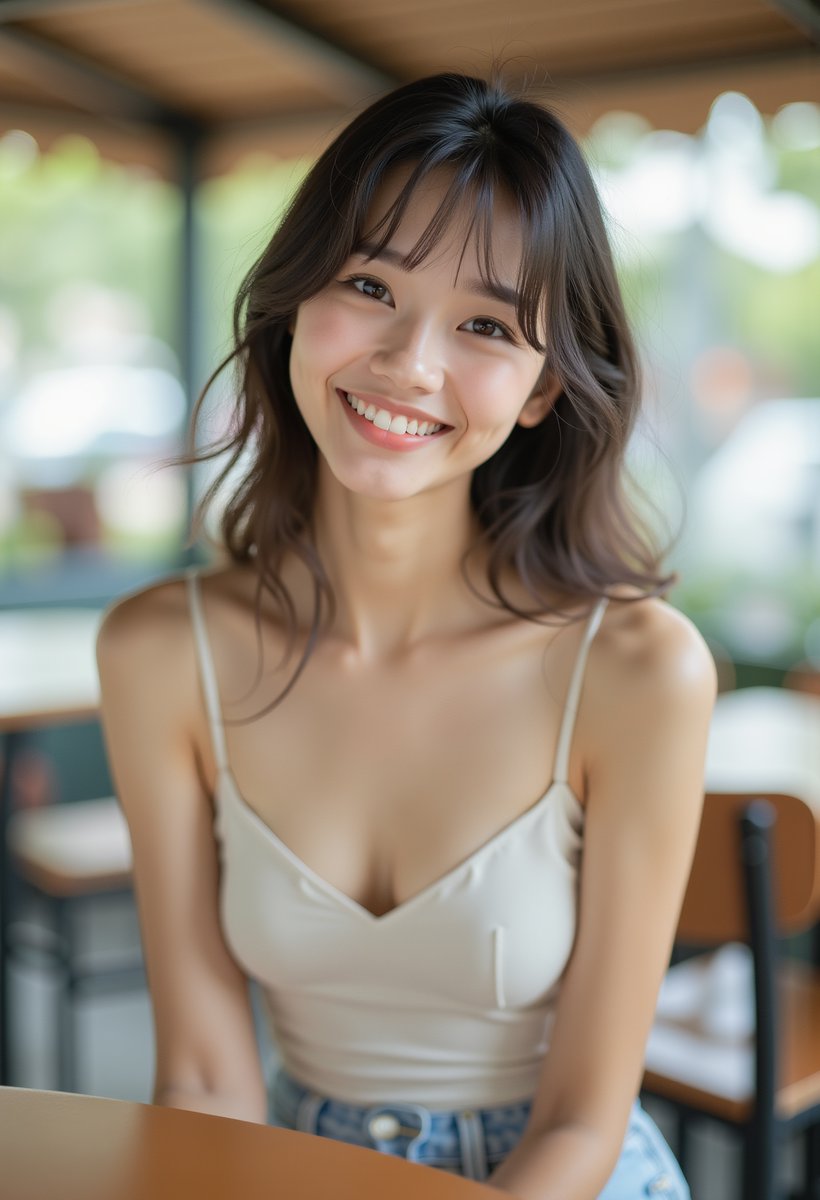 PhotogenicWeekE's tweet photo. 追加。1枚目 #dev2pro、2枚目 #dev。随分テイストが変わる…。
#FLUX.1
#AI美女 #AIグアビア https://t.co/1QHPDDeZBW