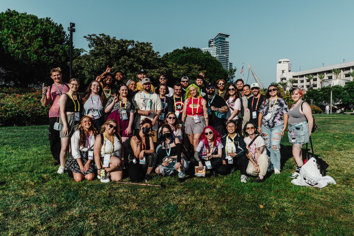 little team meetup touching grass 🌿🍃🌱
