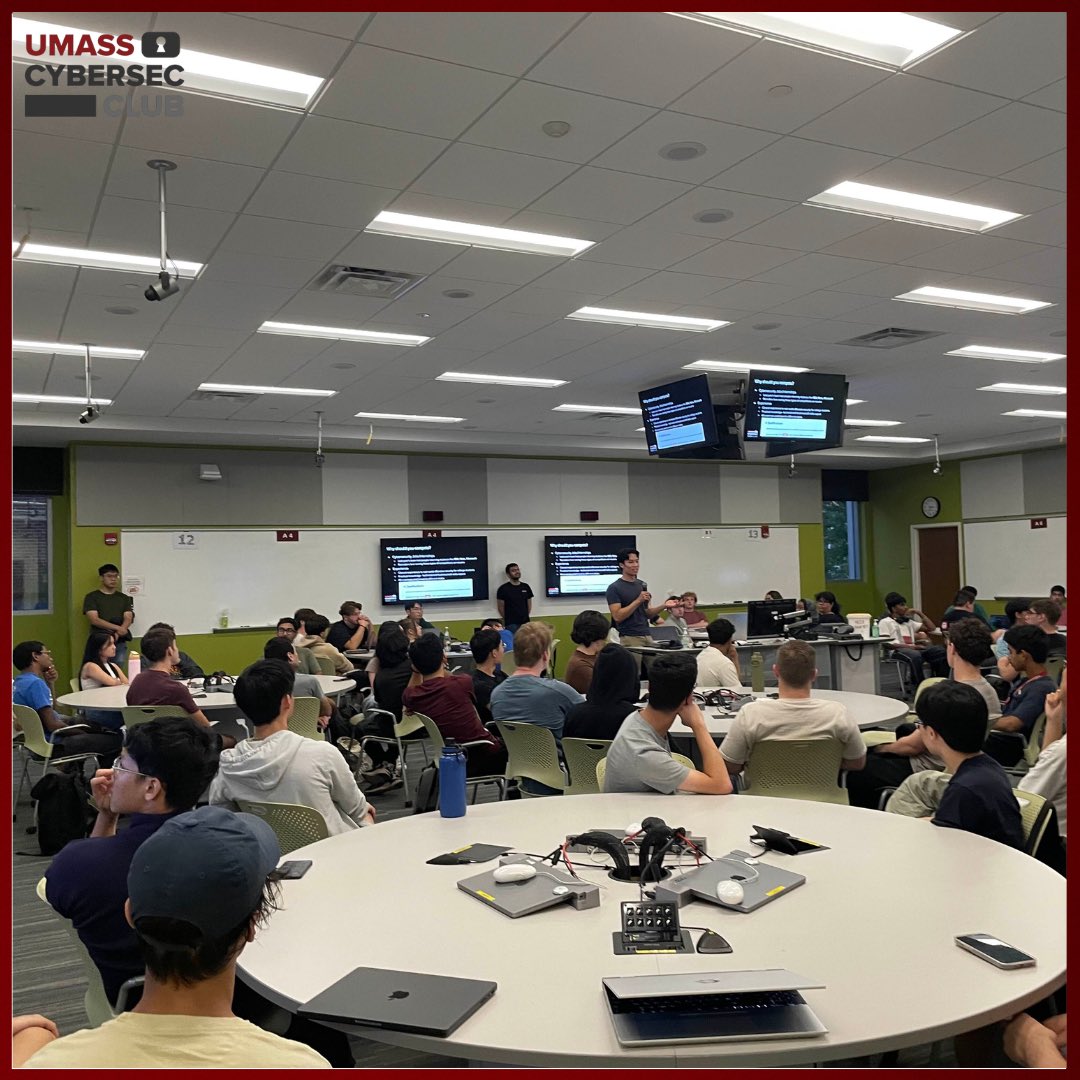 UMass Cybersecurity Club tweet media