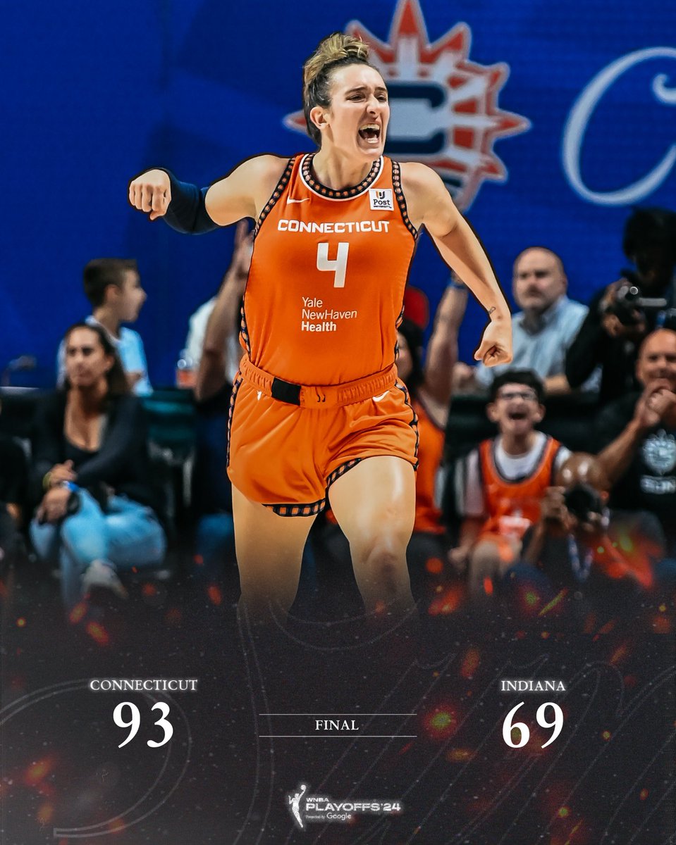 ConnecticutSun's tweet image. GAME ONE DUB

#SunWin #BringTheHeat