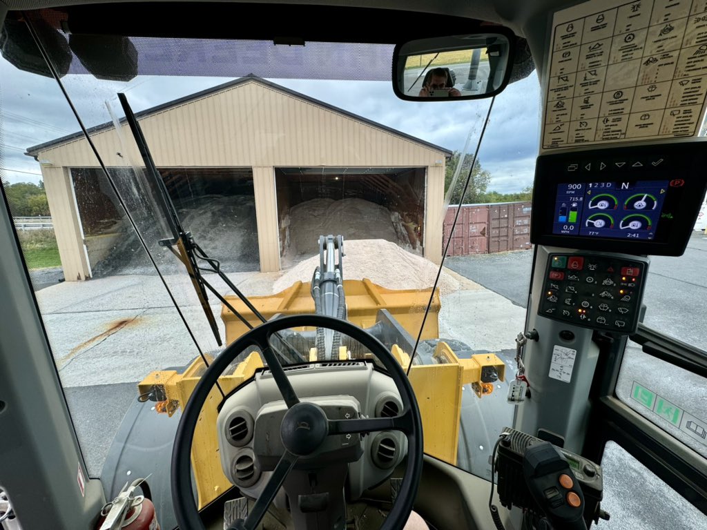 ChrisArdinger's tweet image. I have now reached the “dull” phase of life, where I get excited about salt deliveries and traffic signal commissioning. Our newest traffic signal at the intersection of Milnor Road and Route 11 will be online this week. #trafficsignals #roadsalt #municipallife