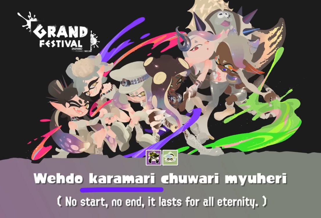 I love how they made this line phonetically sound like “Calamari”. Just like Spectrum Obligato having “Chaos and Order” I’m sure this was purposeful

Has anyone else noticed this?