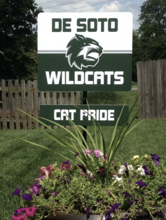 DHS Parents <a href="/DeSotoWildcats/">De Soto Wildcats</a> - Yard Sign orders arrived!  
Please remind your student to make arrangements for pick up this week. 
Parent-Teacher Conferences on Thursday is another great opportunity for pick up.
Thanks, Mr. Byers (Room 202) <a href="/DHS_BusinessEd/">De Soto HS CTE - Business Education</a>