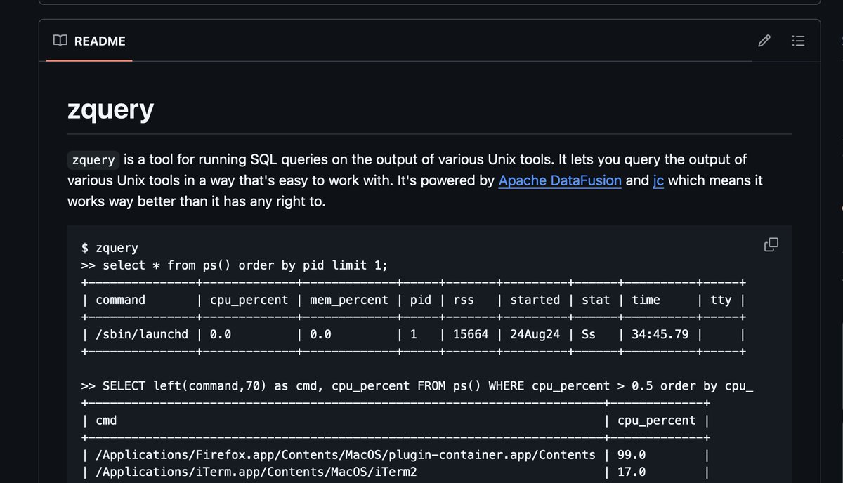 here's a tool I've been working on for a few weeks now. it's called zquery and it lets you do sql on top of unix commands, locally and remotely.