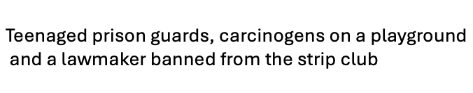 bykenarmstrong's tweet image. The weekly roundup of local investigative reporting from @LMattersNews @IRE_NICAR has the best email subject lines.
For example, this week's. 👇👇👇