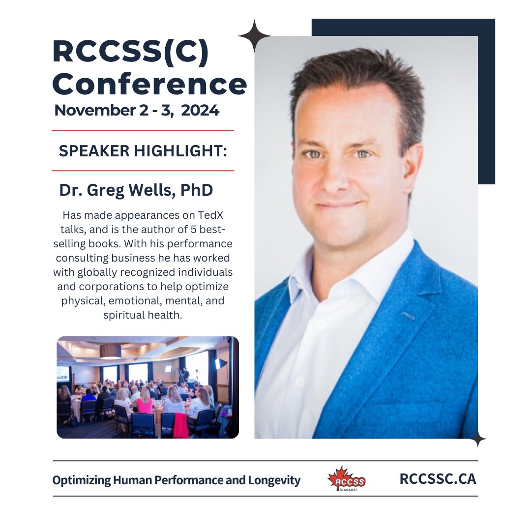 RCCSS(C) (@rccssc) on Twitter photo We’re very excited to announce that <a href="/drgregwells/">Dr. Greg Wells</a> will be joining us at our Fall Conference in November! 🙌
Don’t miss out on this incredible opportunity to hear from one of the best in the field!
Register today before the price increase on Oct 1: rccssc.ca/index.php/regi… We’re very excited to announce that <a href="/drgregwells/">Dr. Greg Wells</a> will be joining us at our Fall Conference in November! 🙌
Don’t miss out on this incredible opportunity to hear from one of the best in the field!
Register today before the price increase on Oct 1: rccssc.ca/index.php/regi…