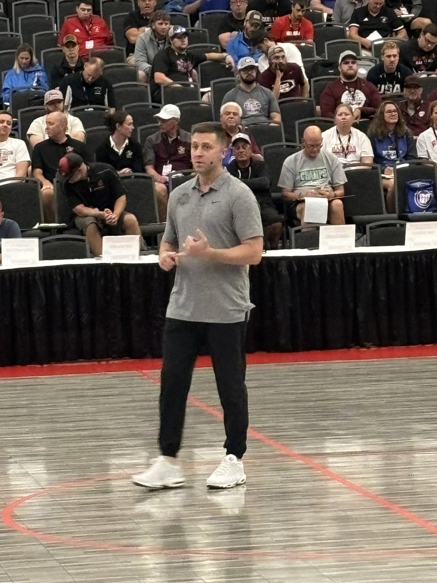Enjoyed Listening to Coach Jake Diebler of The Ohio State University at the Ohio Basketball Coaches Clinic….