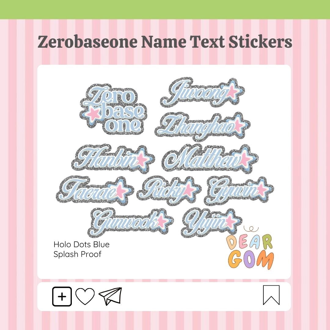 deargomph's tweet image. #gommiestickers

🎧 zb1 name text stickers

only 25 pesos each (available in holo dots blue and glitter denim)

📷 wts lfb anik anik stickers ph zb1 zerobaseone  jiwoong zhanghao hanbin matthew taerae ricky gyuvin gunwook yujin