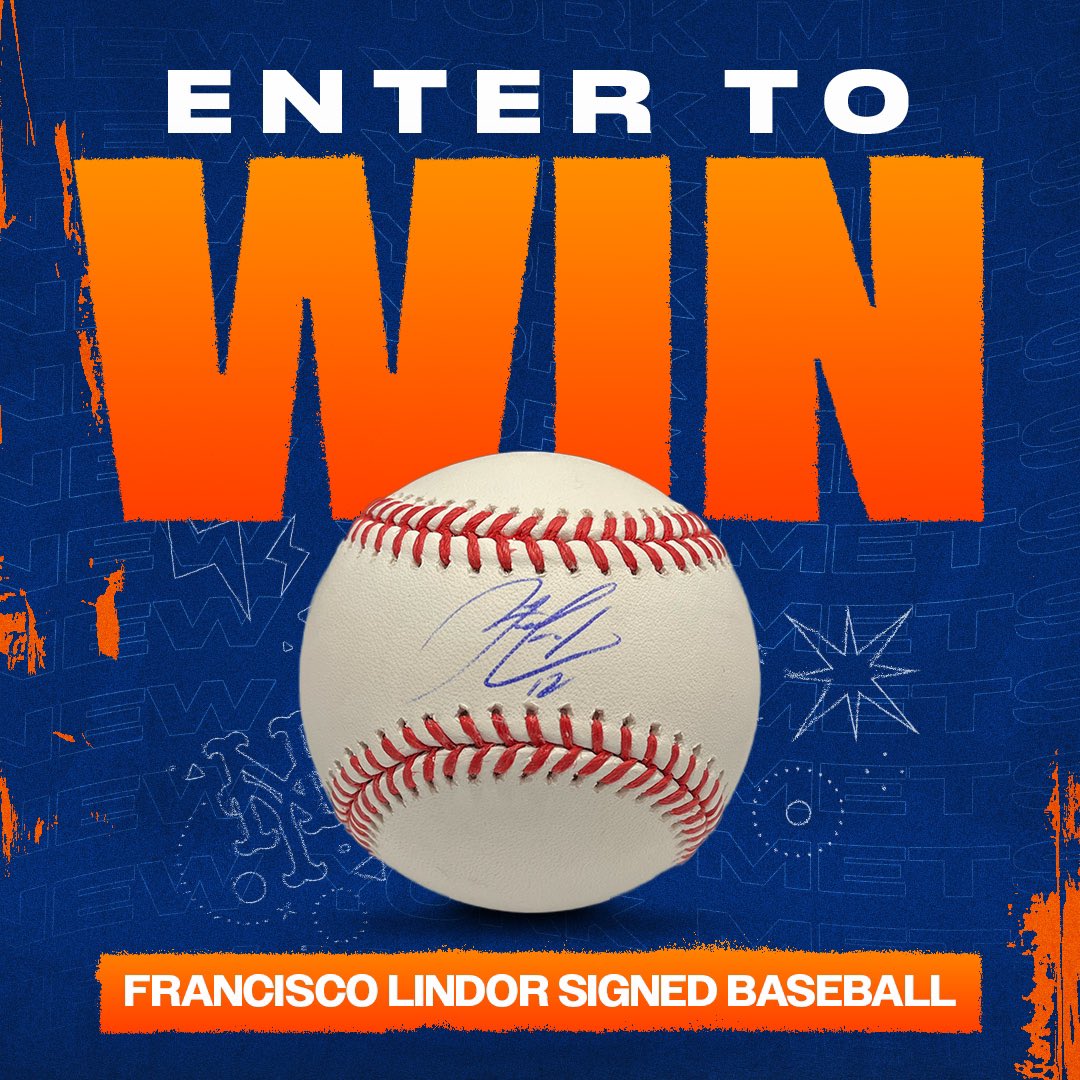 ⚾😃 Enter for a chance to win ⚾😃 

For a chance to win this <a href="/Lindor12BC/">Francisco Lindor</a> signed baseball: 

🔄  Repost 
📲  Follow us on WhatsApp 👉 bit.ly/3MOiMZ1 
✅  Reply ‘DONE’