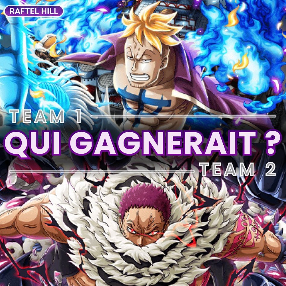 RaftelHill's tweet photo. Selon vous, qui gagnerait entre Marco et Katakuri ? ⚔️

#Onepiecefight https://t.co/KDuWHpWEAO