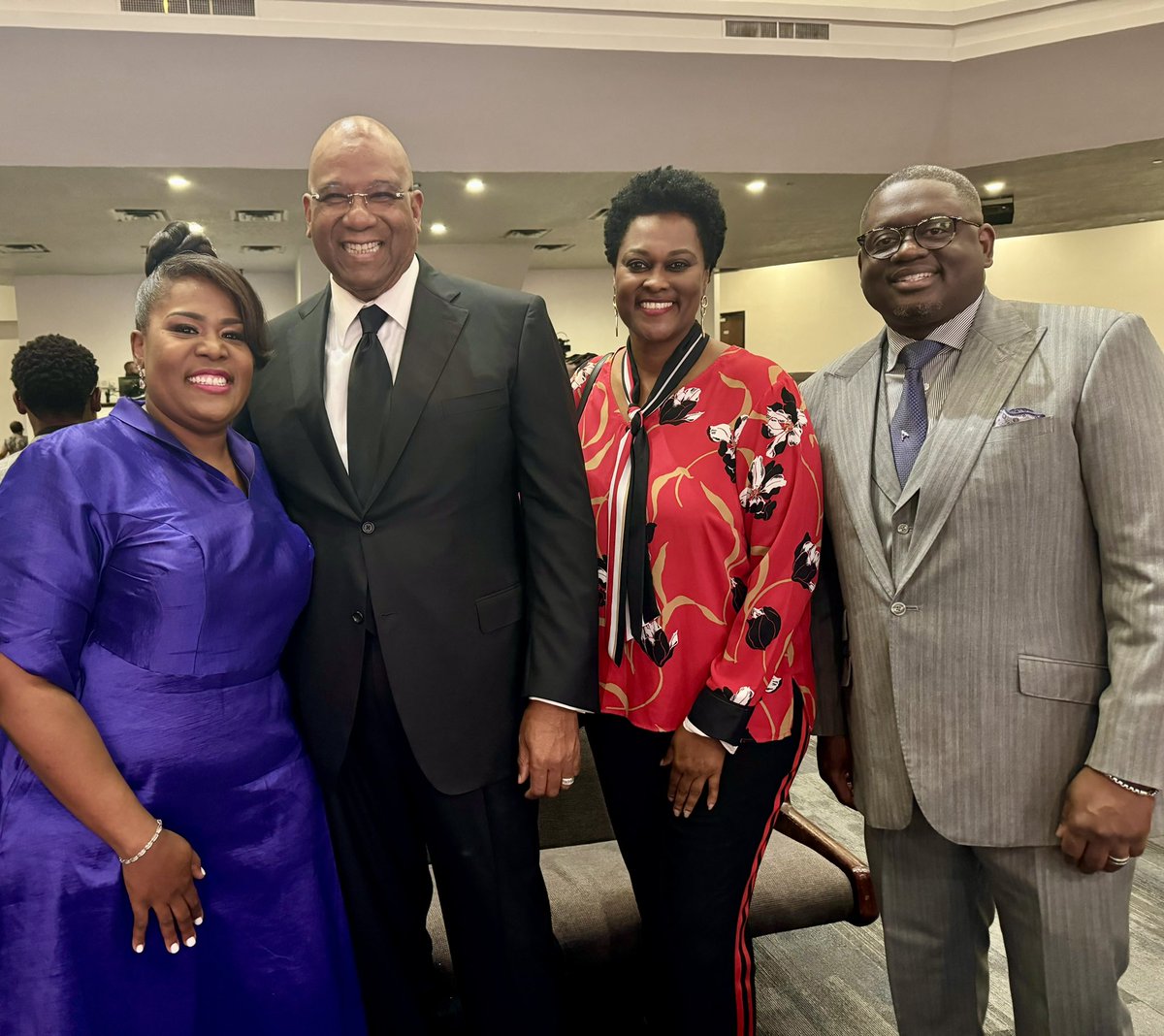 Happy 7th anniversary Pastor Andre Lewis and First Lady Kim Lewis of New Faith Church in District K. His stellar leadership, unwavering faith, and commitment to serving our community have truly made an impact.
 
Let’s keep making Houston better together! 🔥