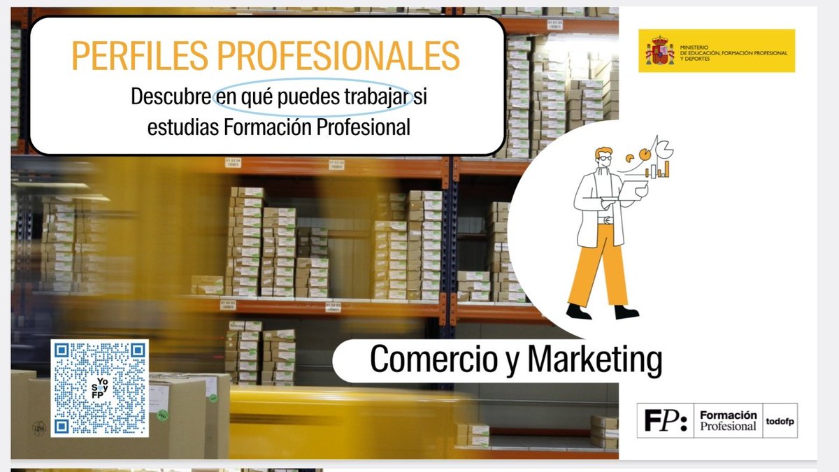 jesus_fol's tweet photo. #FOLcomparte
Fantastica guía de @todofp
en la que nuestro alumnado 👨‍🎓👩‍🎓puede 
encontrar las ocupaciones👷‍♀️👷‍♂️ para las que capacita cada título de Formación Profesional 📚 organizado por familias profesionales.
Muy útil para los primeros pasos de #IPE 👇
https://t.co/9UUNf9OGSN https://t.co/0shAgaHQ9Q