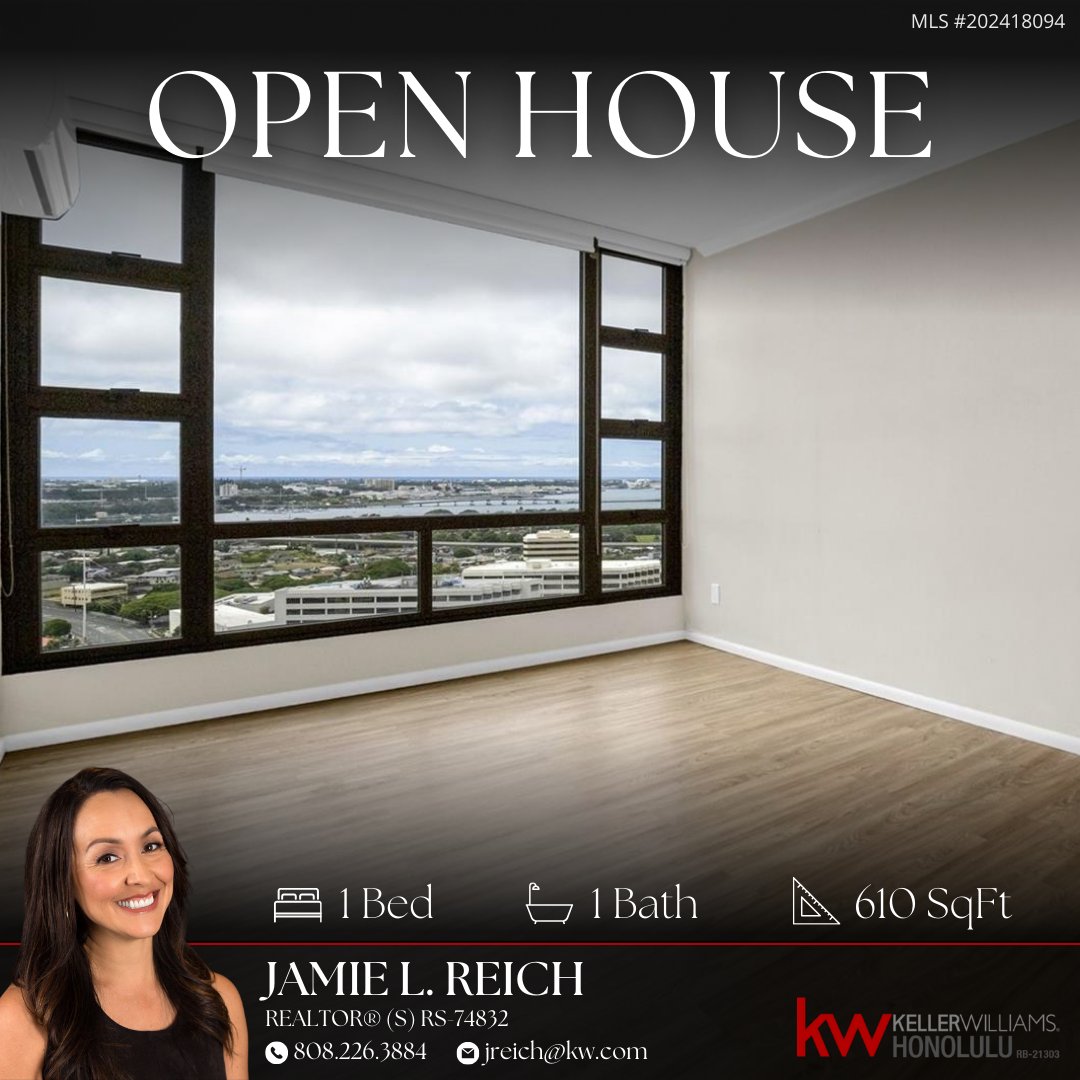 Jamie808Realtor's tweet photo. Where comfort meets convenience! Pearl Regency - 98-402 Koauka Loop Unit# 2114, Aiea, HI 96701. Includes 1-covered parking stall. List Price: $405,000.

Public Open House Hours:
Sunday, 09/22 2:00pm - 5:00pm https://t.co/vM2M6vjsMY